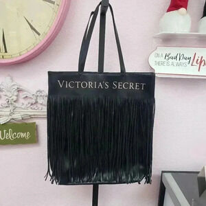 Victoria's Secret Faux Leather Fringe Tote
